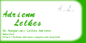 adrienn lelkes business card